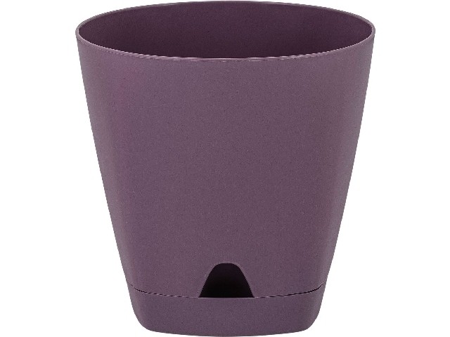 Горшок для цветов AMSTERDAM d140 с прикорневым поливом 1,35 л Морозная слива 6199/10